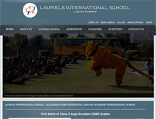 Tablet Screenshot of laurelsinternationalschool.com